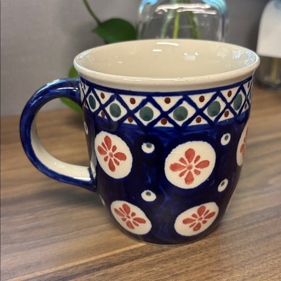 Boleslawiec polish pottery coffee mug - Picture 2 of 5